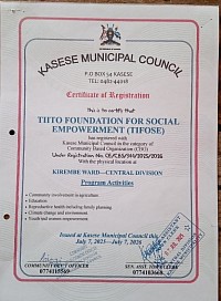 Certificate of registration